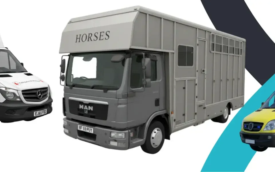 Illustration of C1 vehicles used for driver training with Monex Academy